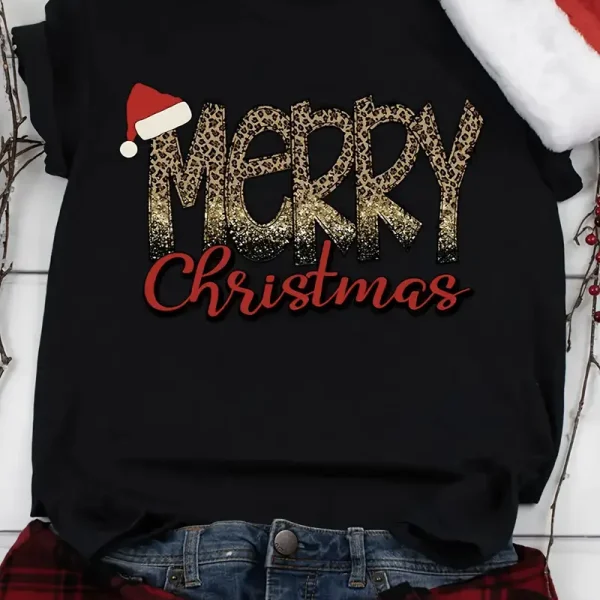 Women's Christmas Graphic Print T-Shirt