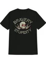 Men's Casual Round Neck T-shirt, Printed Pattern Men's Top, Men's Gift