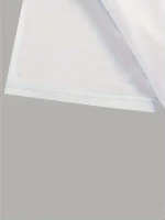 Women'S White T-Shirt with Yellow Happy Face Print - Image 4