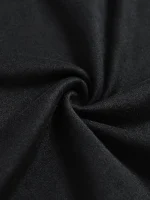 Women'S Black T-Shirt with Halloween-Themed Skull & Pumpkin Design - Short Sleeve - Image 5