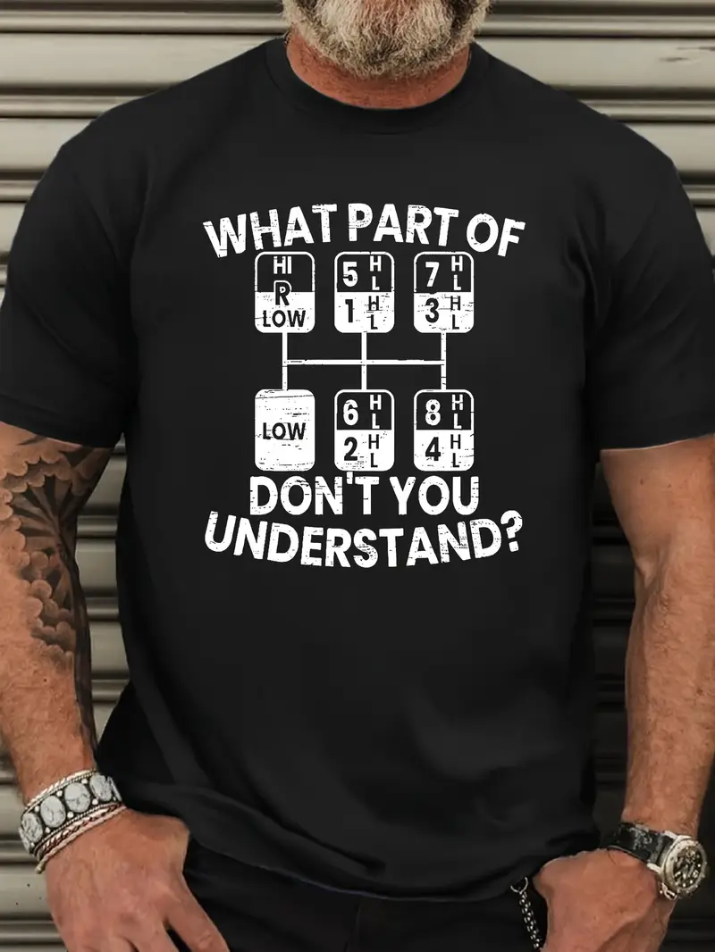 49784a55-6c4c-48ef-835b-60369fe68a01 Plus Size Men's 'What Part of Don't You Understand?' Graphic Tee - Image 1