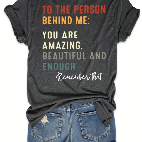 Breathable Women's Casual Round Neck Short Sleeve T-Shirt