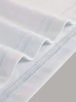 Women'S White T-Shirt with Yellow Happy Face Print - Image 3