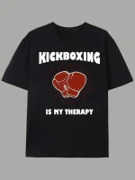 Men's Kickboxing Graphic T-Shirt - Image 3