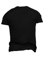 Plus Size Men'S Summer Graphic Tee - Image 3