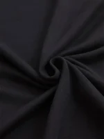 White Round Neck Short Sleeve Top for Spring Summer Fall T Shirts - Image 5