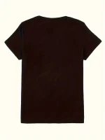 White Round Neck Short Sleeve Top for Spring Summer Fall T Shirts - Image 2