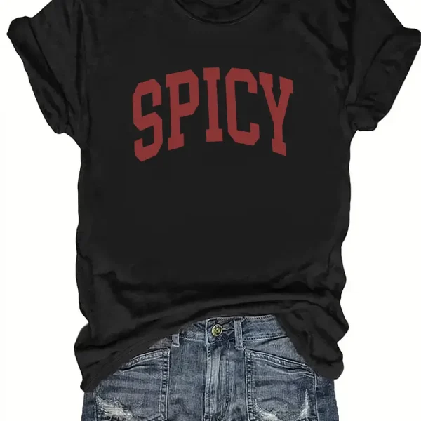 Women's Casual Short Sleeve Crew Neck T-Shirt