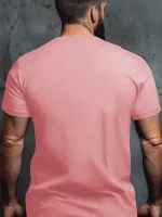 Men's Plus Size Casual Christmas Hat Print T-Shirt - Image 2